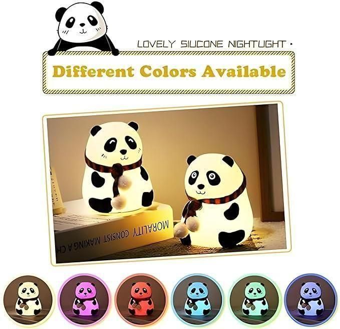 Rechargeable Cuddly Panda LED Bedside Lamp